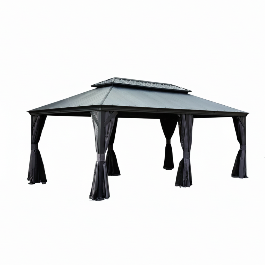 14'x22' Hardtop Gazebo with Resin Roof