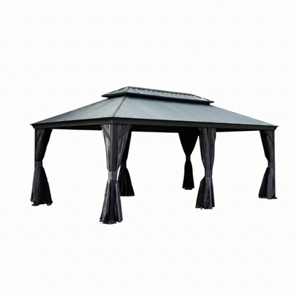14'x22' Hardtop Gazebo with Resin Roof