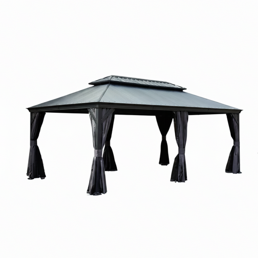 14'x22' Hardtop Gazebo with Resin Roof