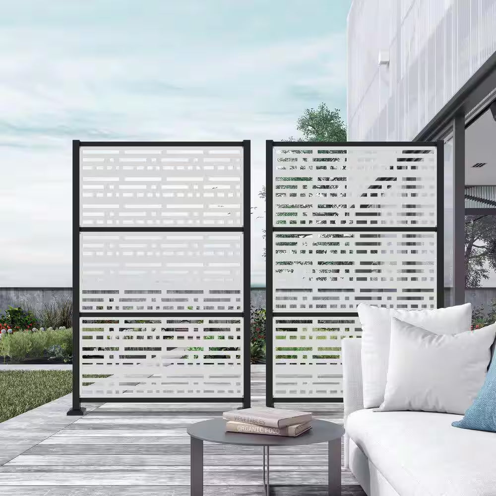 2 Ft. X 4 Ft. Morse White Polypropylene Decorative Screen Panel