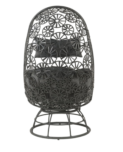 Hikre Clear Glass Patio Furniture Set