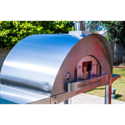 WPPO Karma 55 304 Stainless Steel Commercial Wood-Fired Oven
