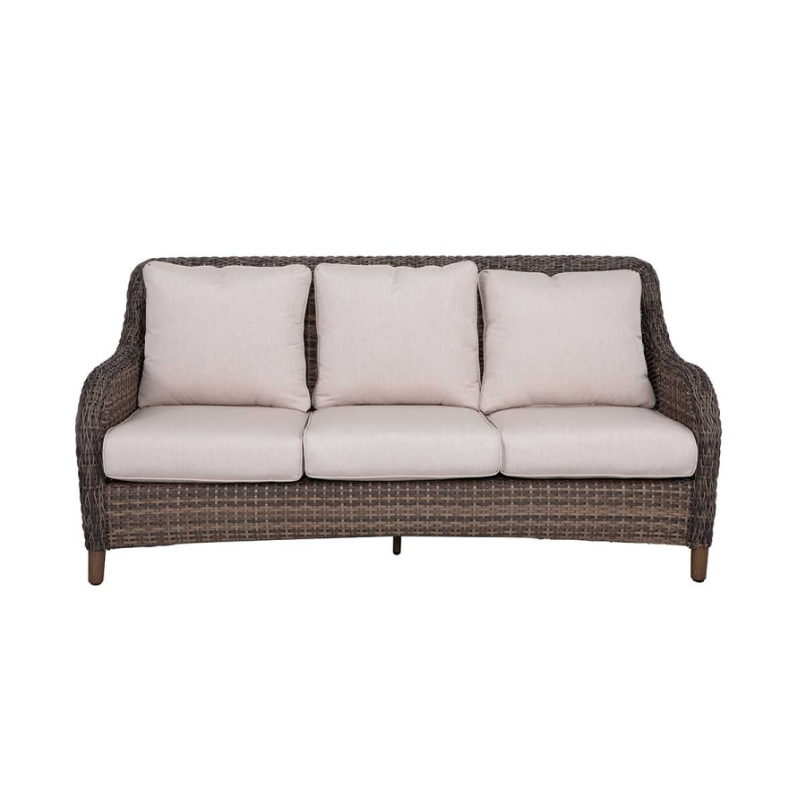 Mitchell 4-Piece Wicker Sofa Set with Swivel Rocking Chairs