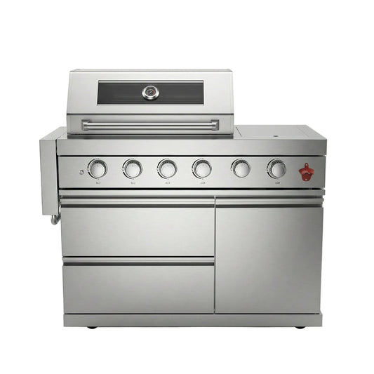6‑Burner Stainless Steel Outdoor Kitchen Gas Grill