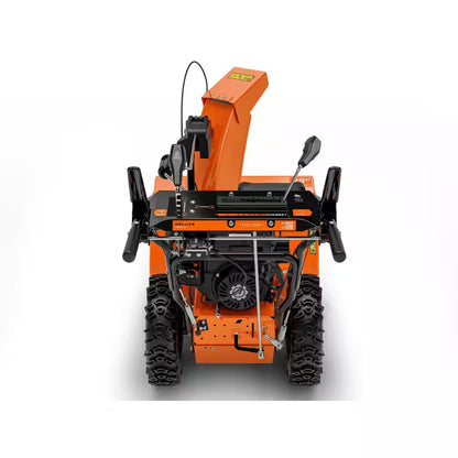 Deluxe 28 In. 252Cc Electric Start 2-Stage Self-Propelled Gas Snow Blower with LED Headlights