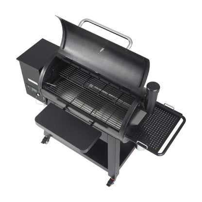 62" Heavy Duty Portable Wood Pellet BBQ Grill With Cart – Large Outdoor Smoker & Grill