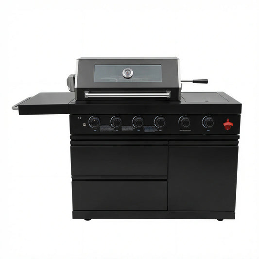 46" Stainless Steel Gas Grill – 6 Burner