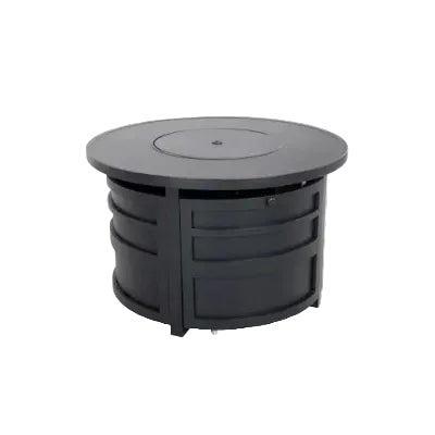 Darcy Aluminum Round Firepit Table