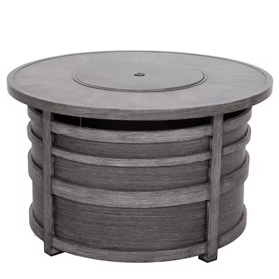 Darcy 40" Aluminum Round Firepit Table