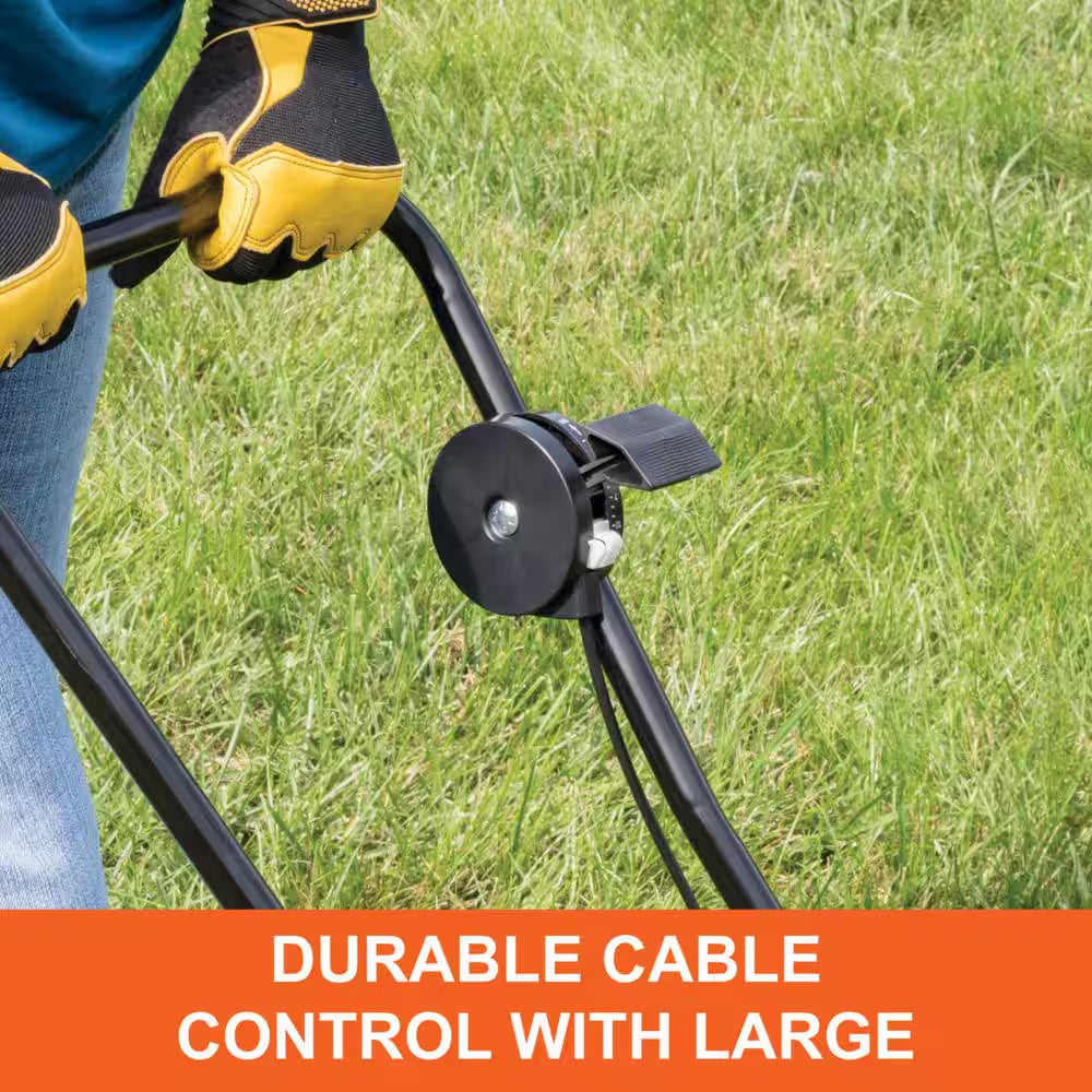 50 Lbs. Capacity Side Deflector Push Broadcast Spreader for Seed, Fertilizer and Ice Melt
