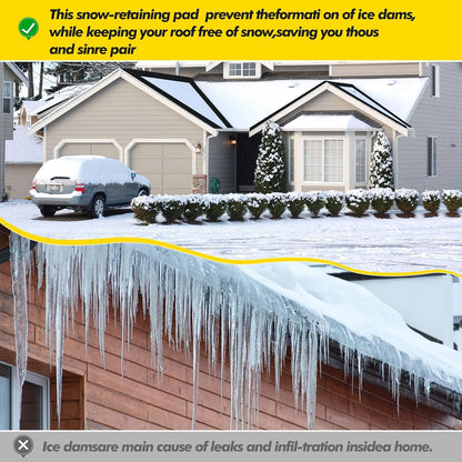 3 Pcs Snow Melting Mat for Stair, 10" X 35"
