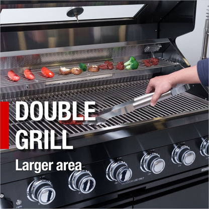 46-Inch Deluxe Stainless Steel Gas Outdoor Kitchen Barbecue Grill