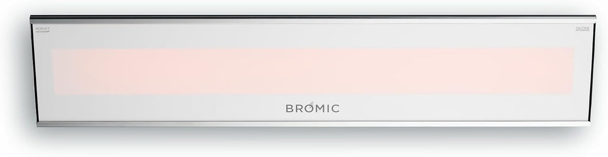 Bromic Platinum Smart Heat 3400W Electric Patio Heater - Radiant Infrared, 220V-240V, White Finish - BH0320008