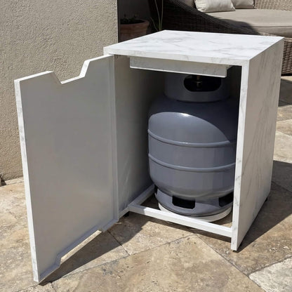 71" Outdoor 60,000 BTU Fire Pit Table with Tempered Glass Wind Guard
