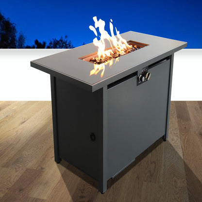 Outdoor Fire Pit Table With Lid
