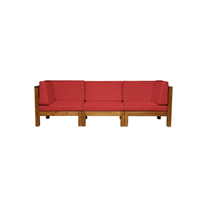 Brava X-Back 3 Seater Outdoor Sectional Sofa Set