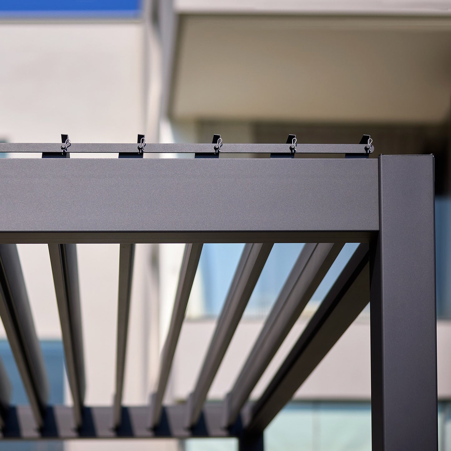 Mirador Adjustable Louvered Aluminum Pergola 10' X 13'