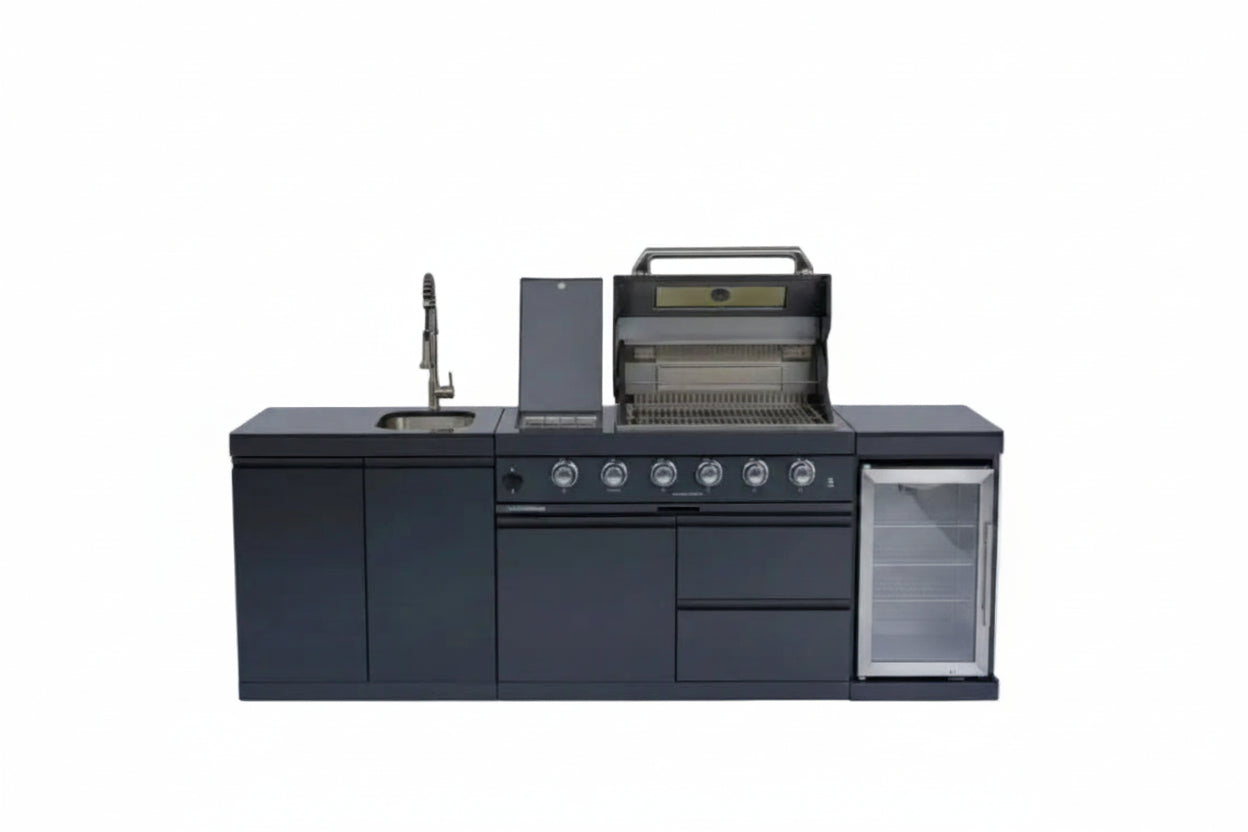 46-Inch 4-Burner Deluxe Stainless Steel Gas Outdoor Kitchen Grill