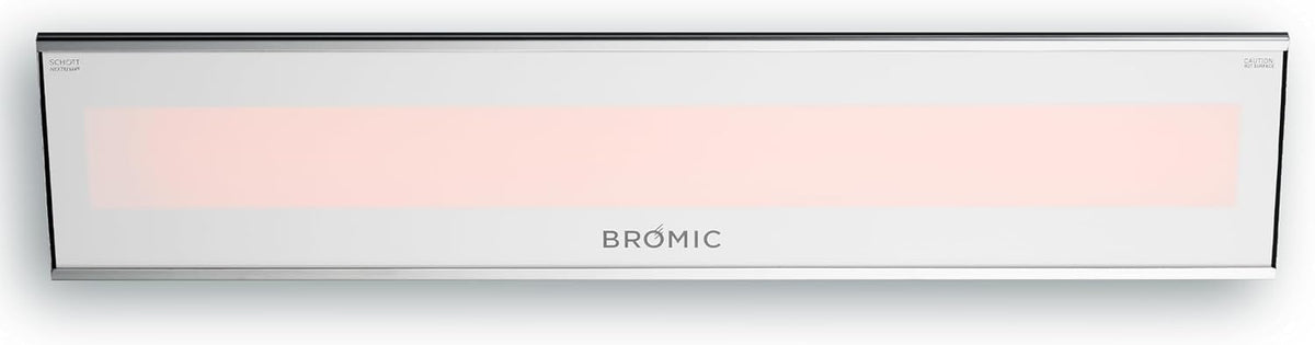 Bromic Platinum Smart Heat 2300W Electric Patio Heater - Radiant Infrared, 220V-240V, White Finish - BH0320007