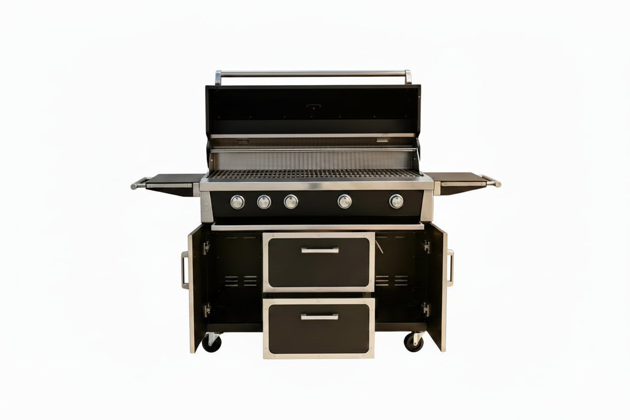 49'' Stainless Steel Standard Grill Featuring Infrared Back Burner