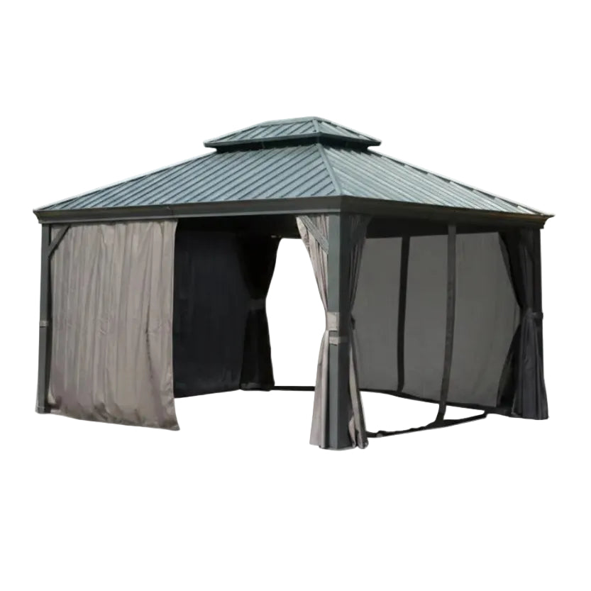 12' x 14' Hardtop Aluminum Outdoor Gazebo