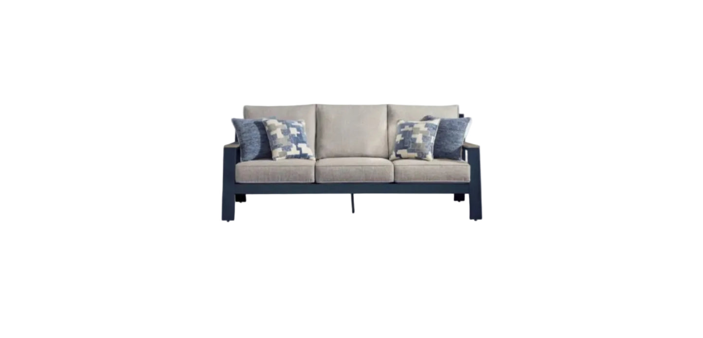 East Beach - Sofa With Cushion - Blue