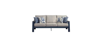 East Beach - Sofa With Cushion - Blue