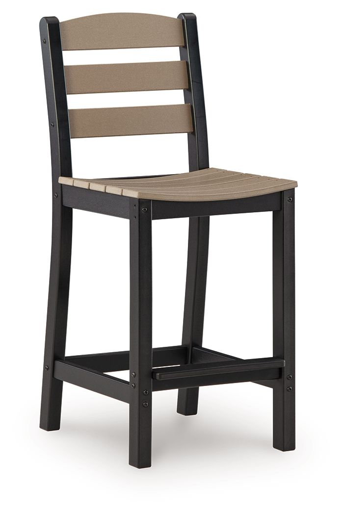 Shoreline Beach - Outdoor Counter Table And 2 Barstools