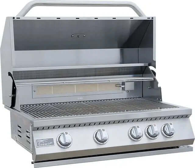 St. John 7’6" Outdoor Kitchen Bar Island – Kokomo 32" Grill & Fridge