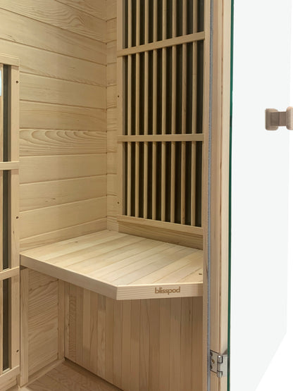 Blisspod | Vienna | Far Infrared Sauna | Canadian Hemlock Very Low EMF- 1 Person