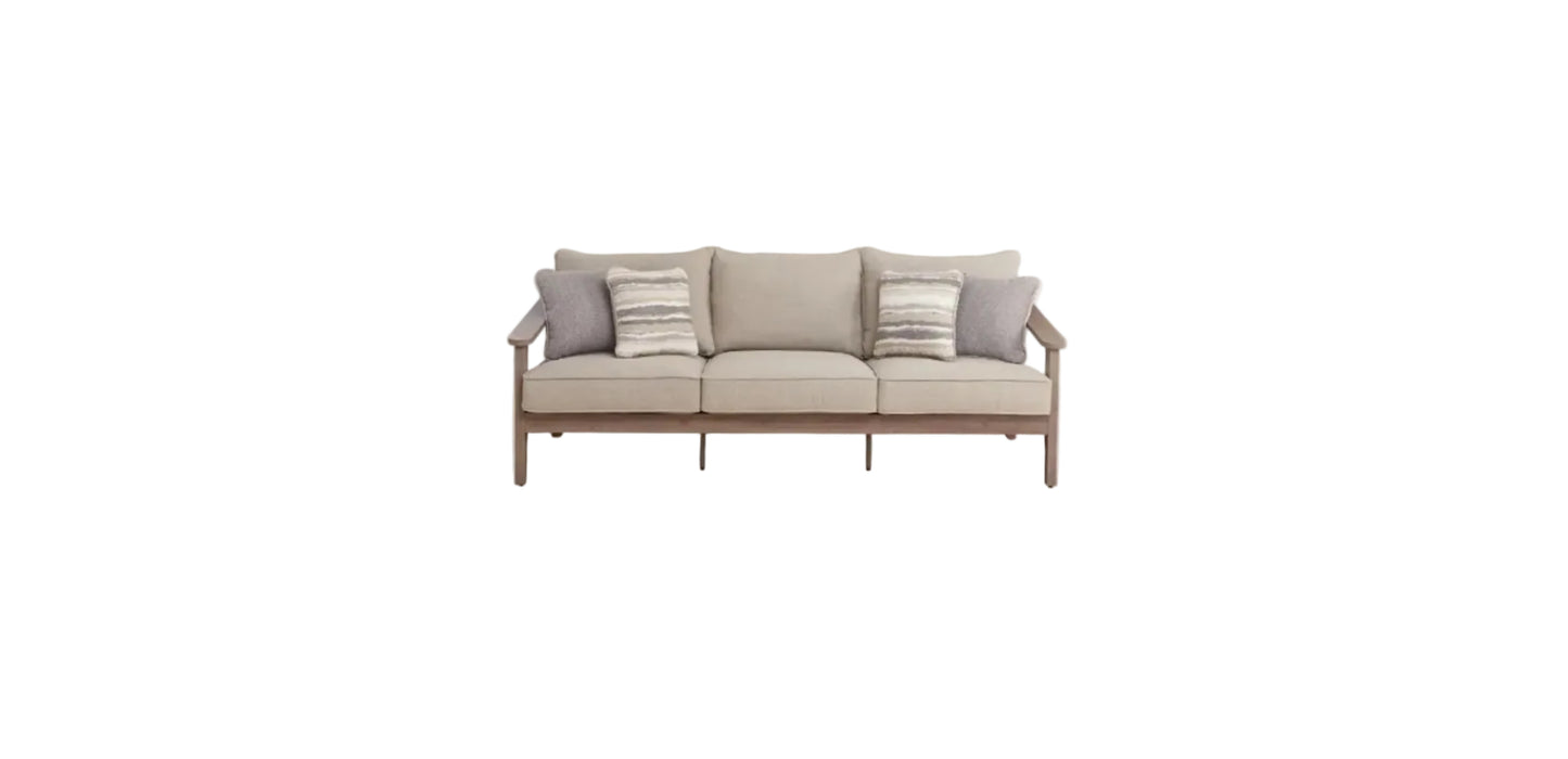 Harmony Headlands - Sofa With Cushion - Natural / Gray