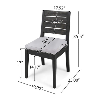 9‑Piece Acacia Wood Outdoor Dining Set — Extendable Table & Weather‑Resistant Chairs