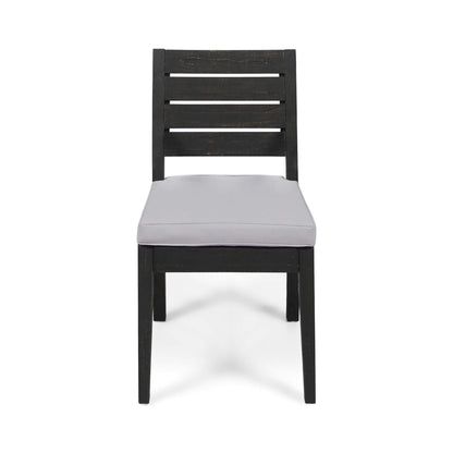 9‑Piece Acacia Wood Outdoor Dining Set — Extendable Table & Weather‑Resistant Chairs