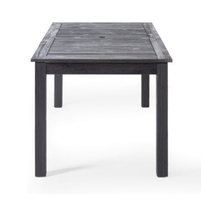9‑Piece Acacia Wood Outdoor Dining Set — Extendable Table & Weather‑Resistant Chairs