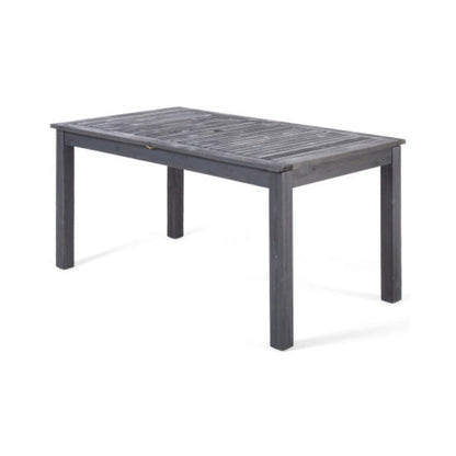 9‑Piece Acacia Wood Outdoor Dining Set — Extendable Table & Weather‑Resistant Chairs