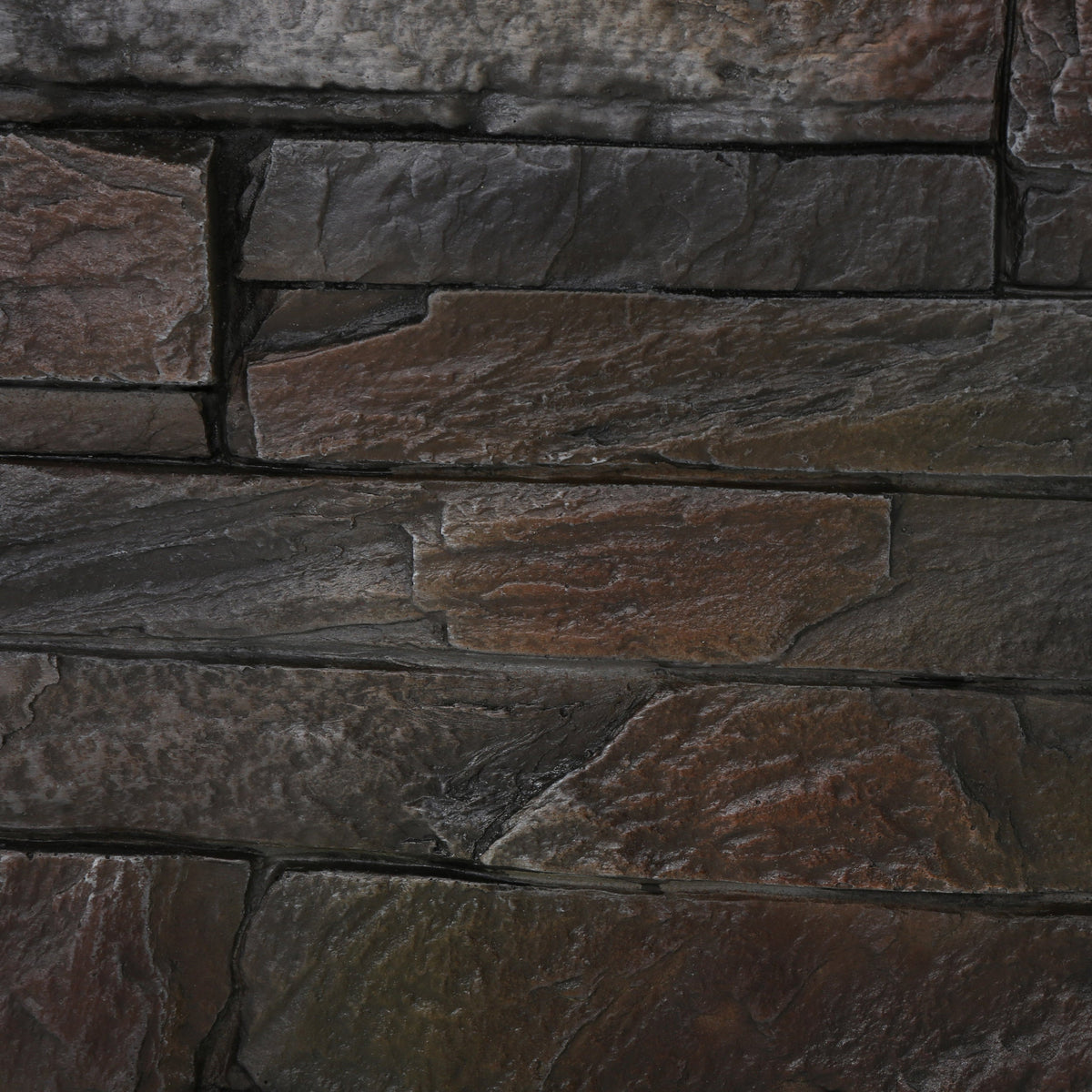 33" Square Stone Gray Fire Pit – 40,000 BTU