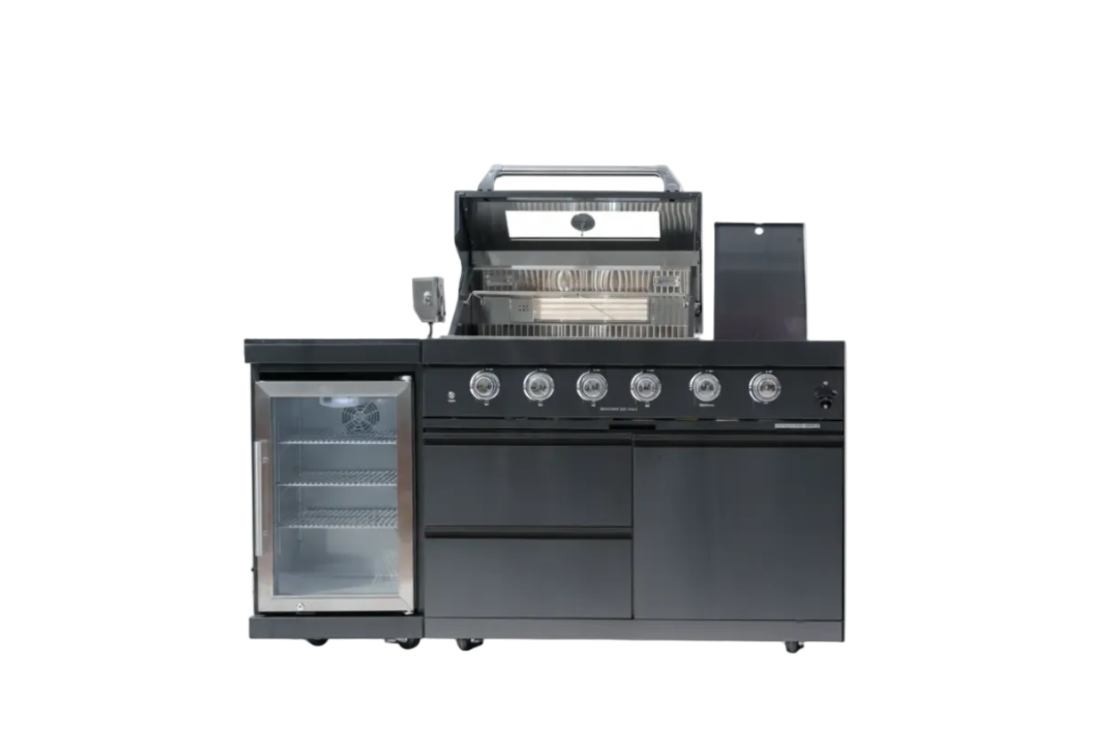 46-Inch 4-Burner Deluxe Stainless Steel Outdoor Kitchen Grill