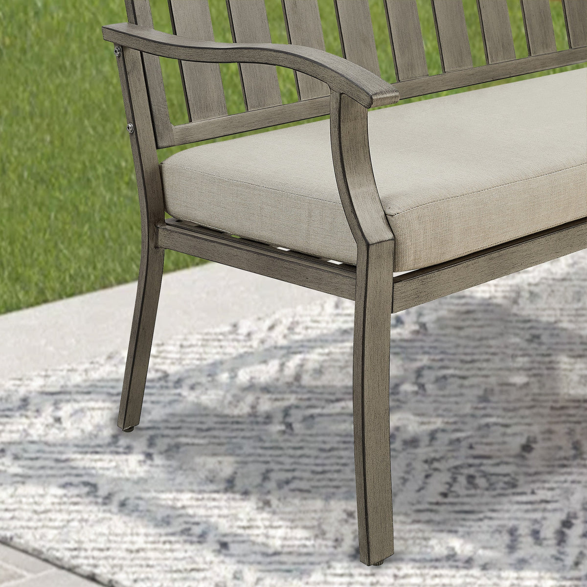 Azur Outdoor Square Dining Table Set For 8-Person With Sunbrella® Cushions
