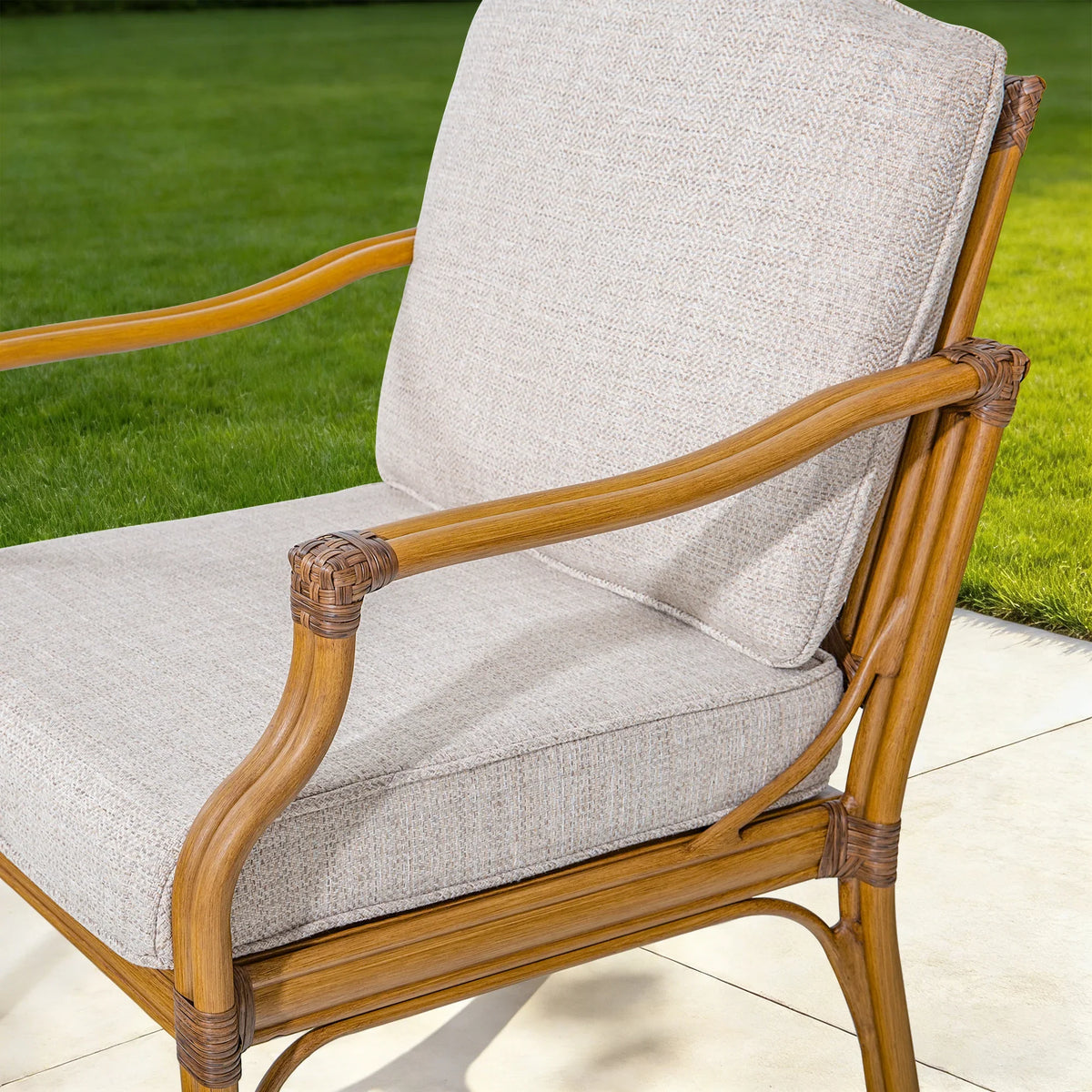 Arcadia Weather-Resistant Outdoor 84"L Dining Table and 6 Armchairs