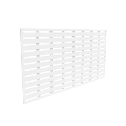 3 Ft. X 6 Ft. Boardwalk White Polypropylene Decorative Screen Panel