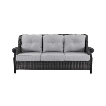Lassen 4-Piece Firepit Set with Swivel Rocking Chairs