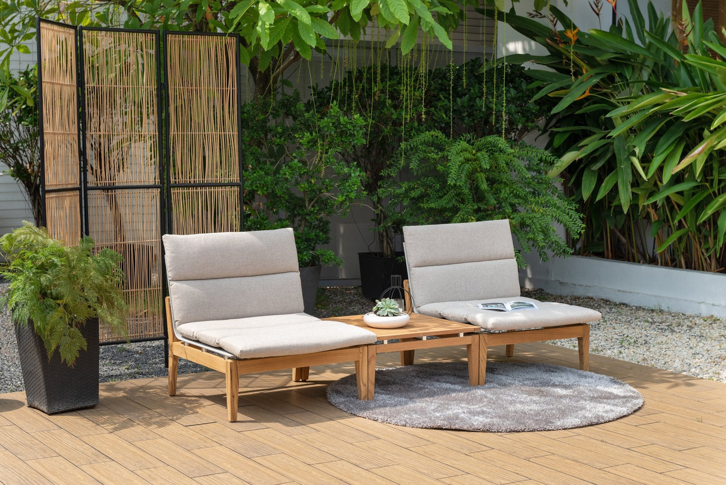 Arno 3-Piece Bistro Set – Light Finish