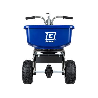 Chapin SaltPro 88400B 100 lb. Professional Salt & Ice Melt Spreader – Adjustable Baffles & 12" Pneumatic Tires