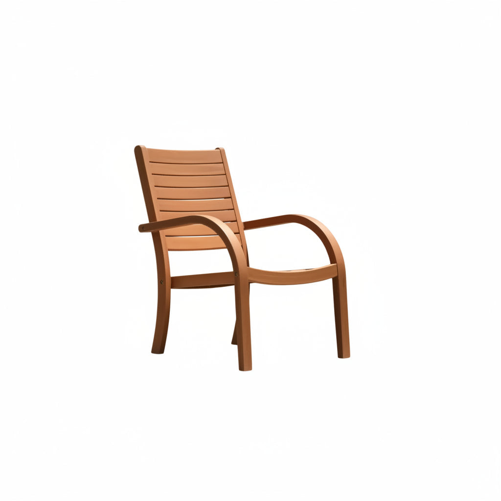 Catalina Stacking Wood Armchair - 4 Piece