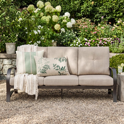 Chamber Aluminum 5 Seat Patio Conversation Sets With Sunbrella® Cushions