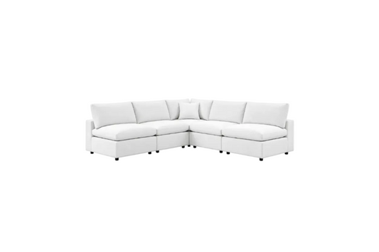 Commix 5-Piece Sunbrella® Outdoor Patio Sectional Sofa by Modway