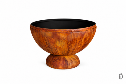 Ohio Flame “Fire Chalice” Artisan Fire Bowl — Handcrafted Carbon Steel with Patina Finish (Made in USA)