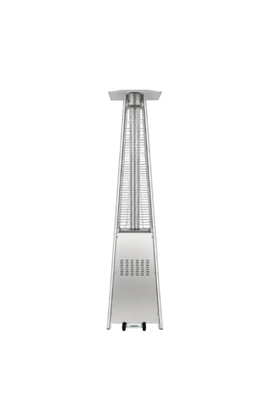 42,000 BTU Pyramid Patio Heater – Outdoor Propane Heater with Glass Flame Tube, 360° Heat & Safety Protection