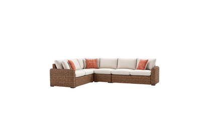 Dolan Creek - Wicker Outdoor Sectional Set