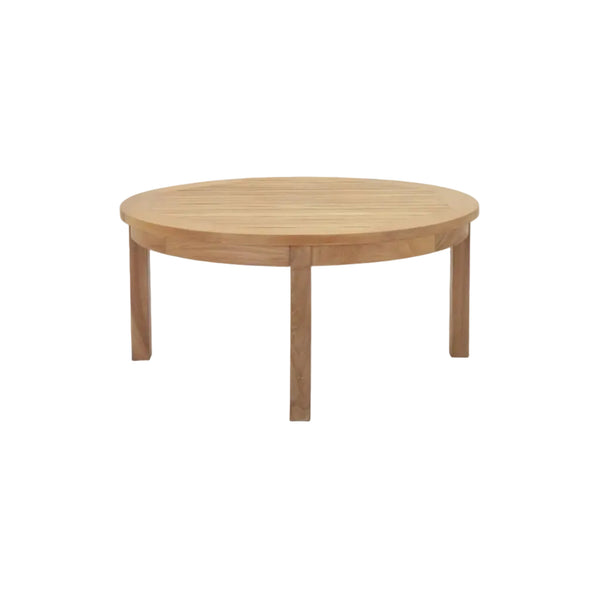 Marina Outdoor Patio Teak Round Coffee Table by Modway